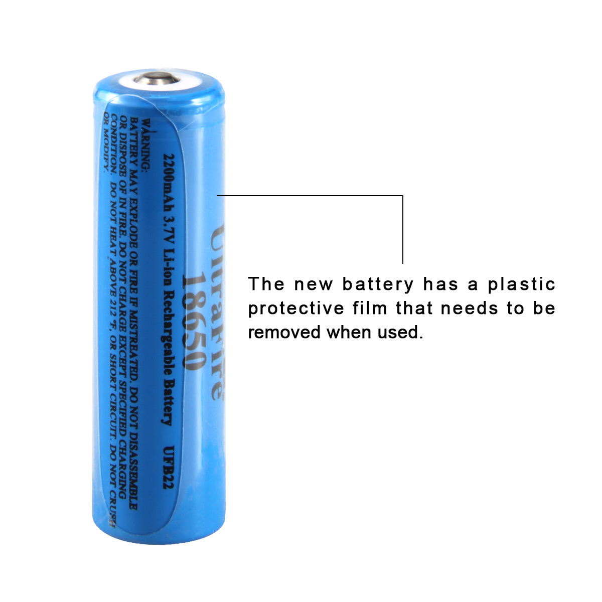 UltraFire 5000mAh 3.7V 26650 Rechargeable BRC Lithium Battery with Pro