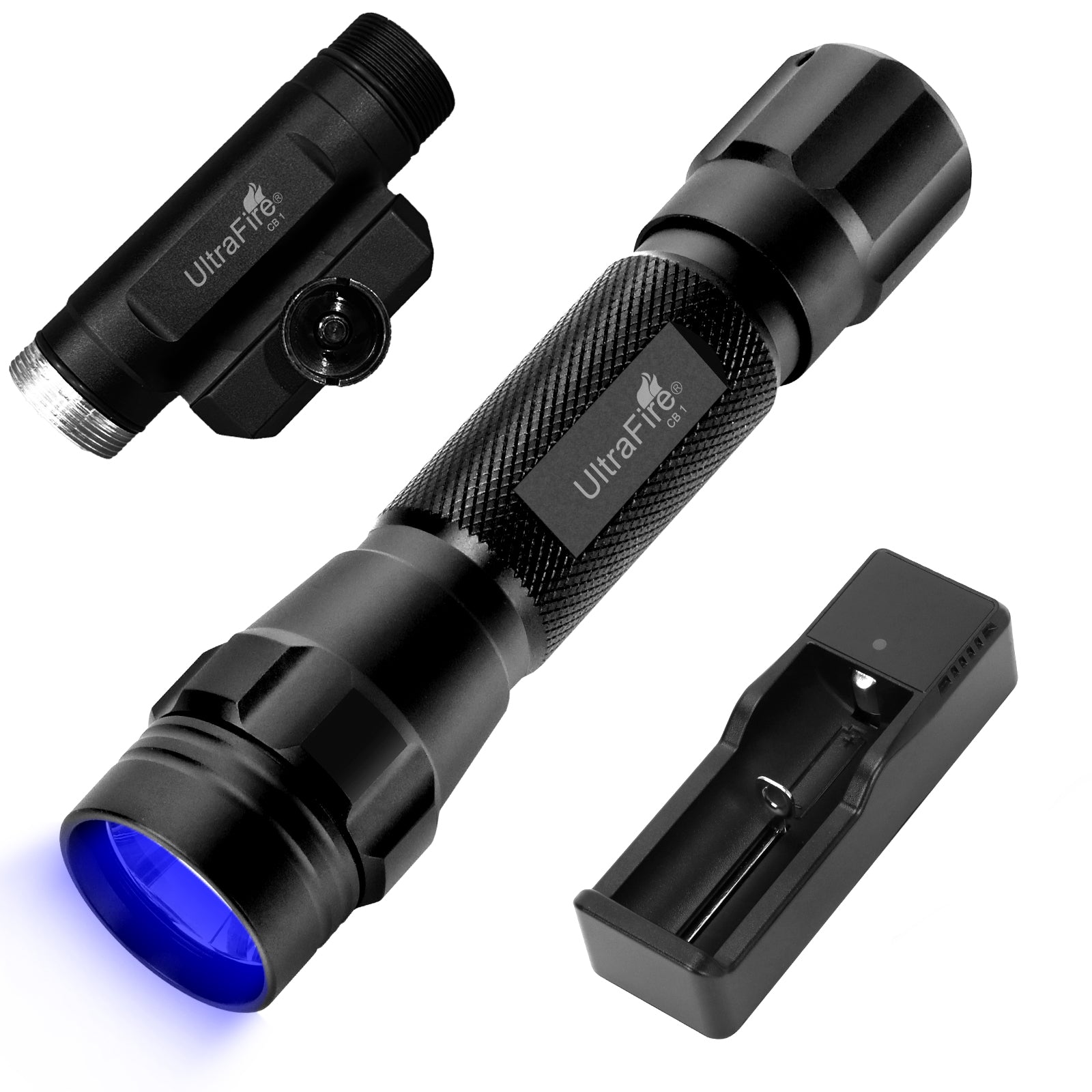 CB 1 Hunting Flashlight Blue Light