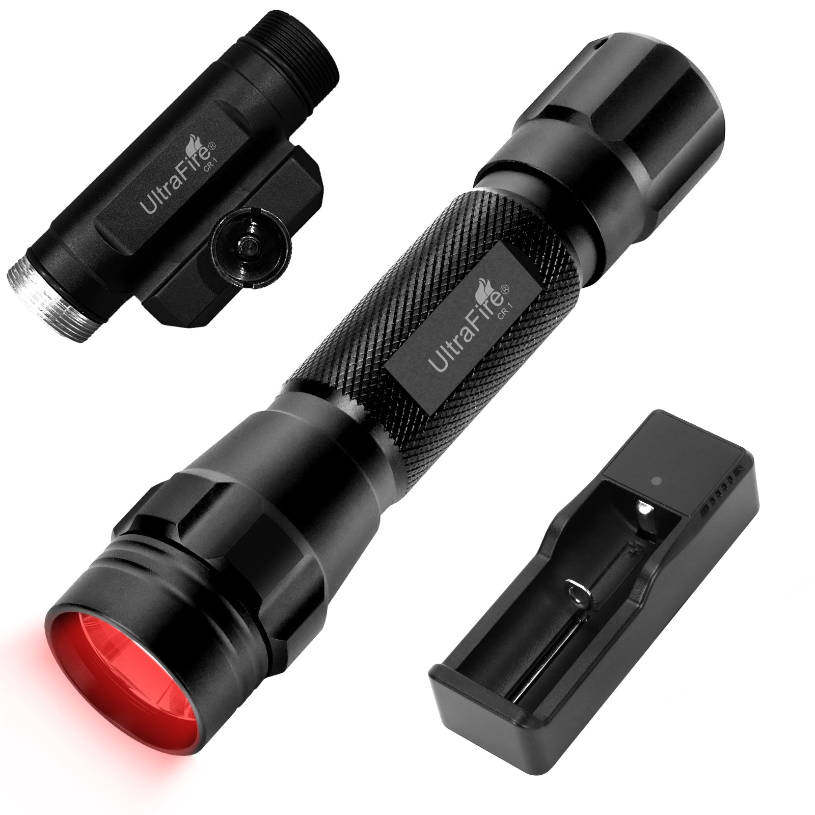 CR 1 Hunting Flashlight Red Light