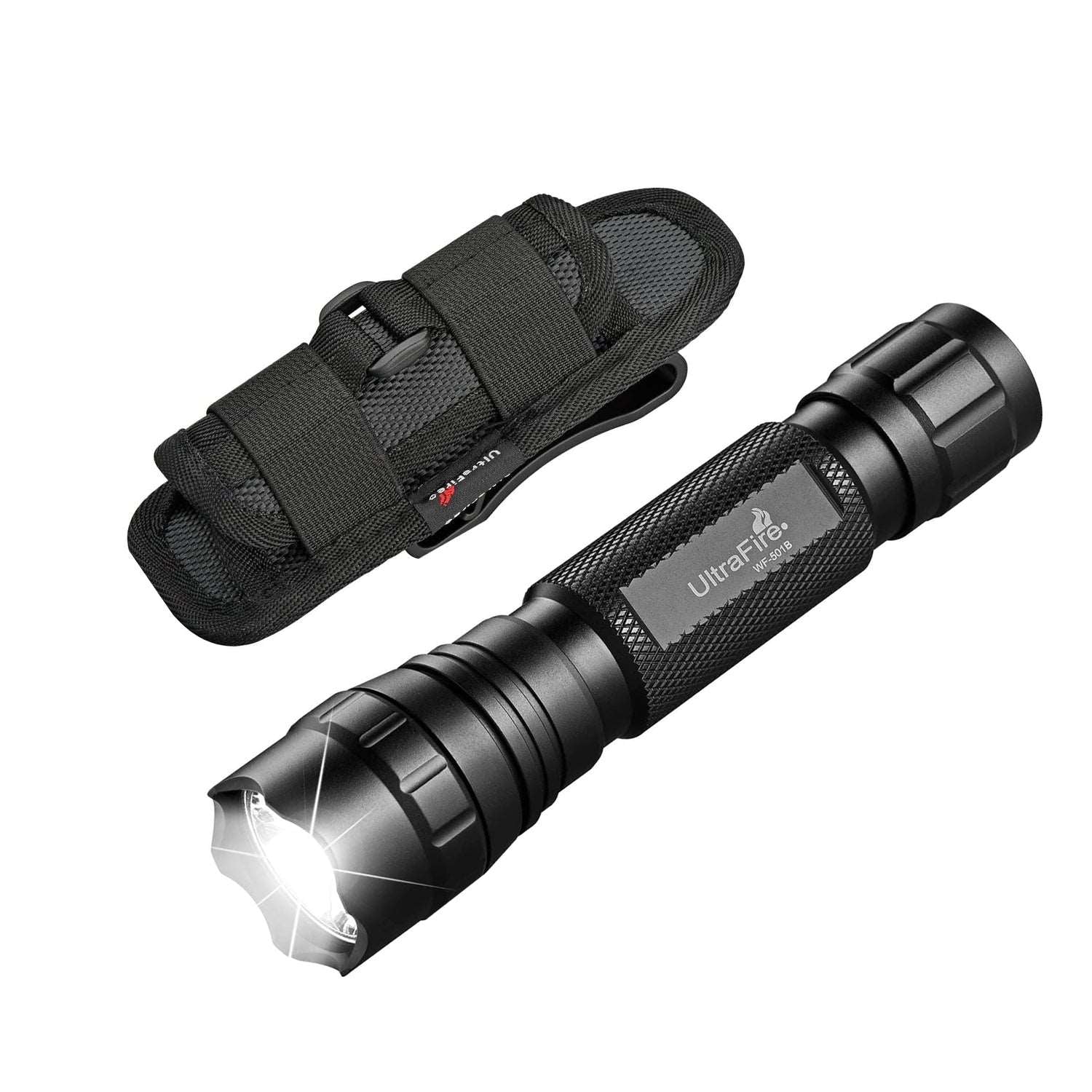 WF-501B Tactical Flashlight - With Holster - UltraFire Store