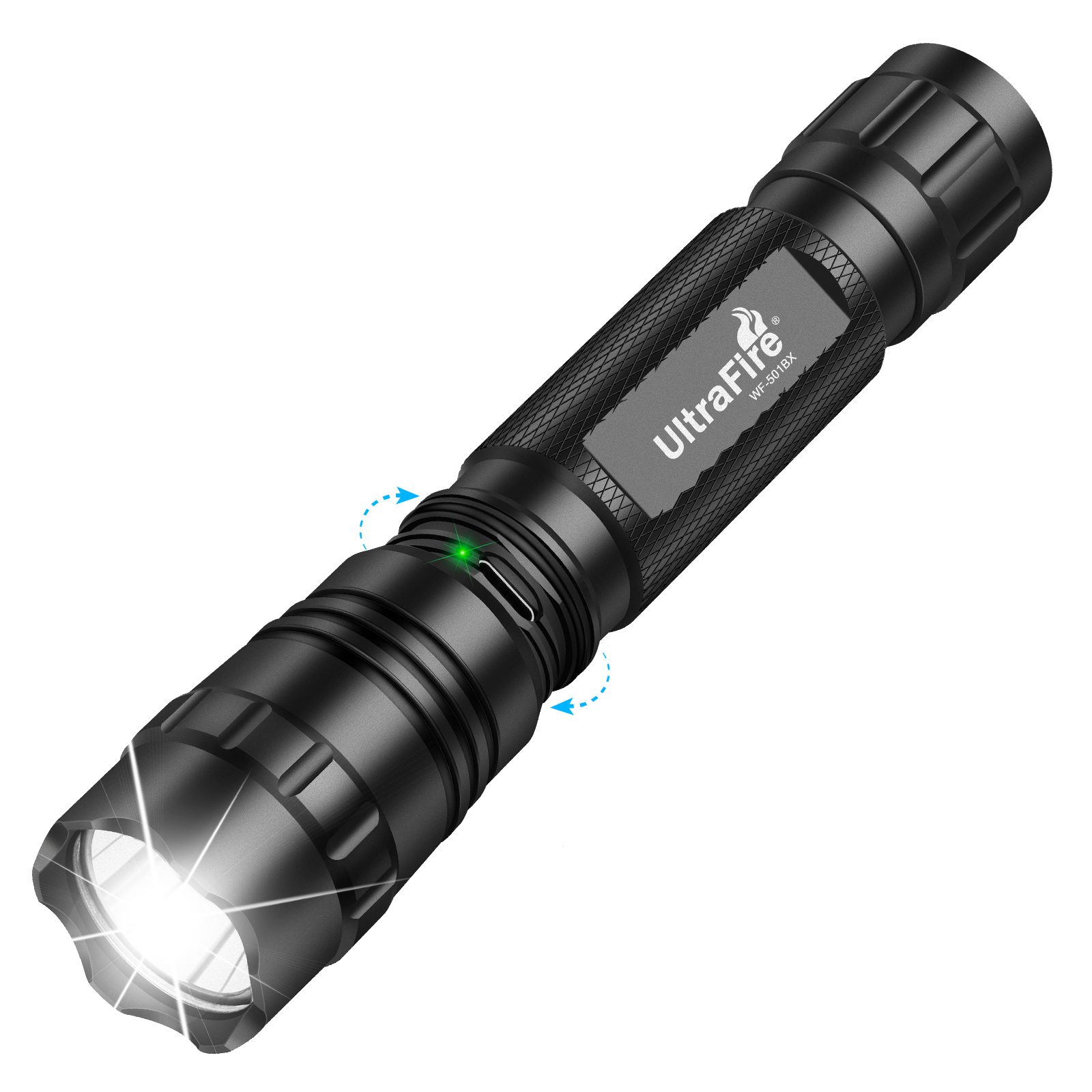 WF-501BX Rechargeable Tactical Flashlight